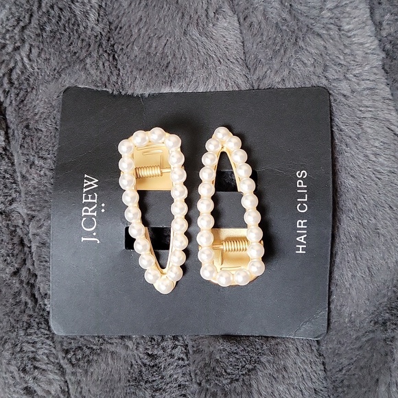 J. Crew Accessories - J. Crew Pearl Hair Clips! NWT!